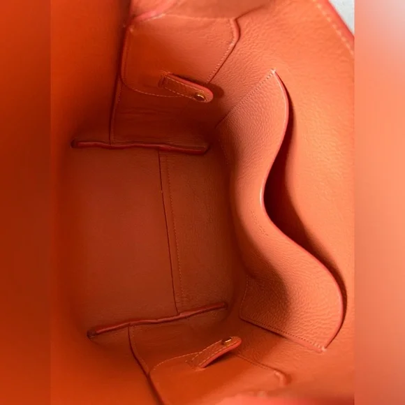 NWOT Cuyana Linea Bag in Terracotta Pebbled Leather - Picture 6 of 17